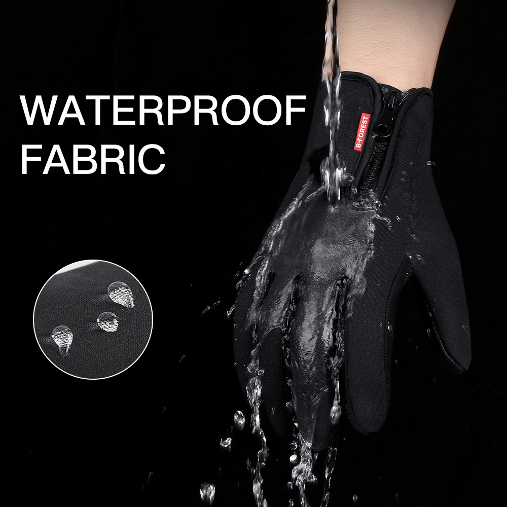 Ski Glove Waterproof - Gants de cyclisme coupe-vent chauds pour
