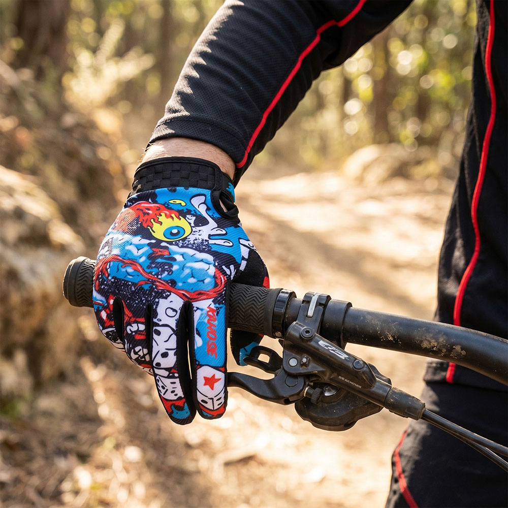 Cycling Glove Padded - FASTGOOSE Gants de moto respirants tout-terrain