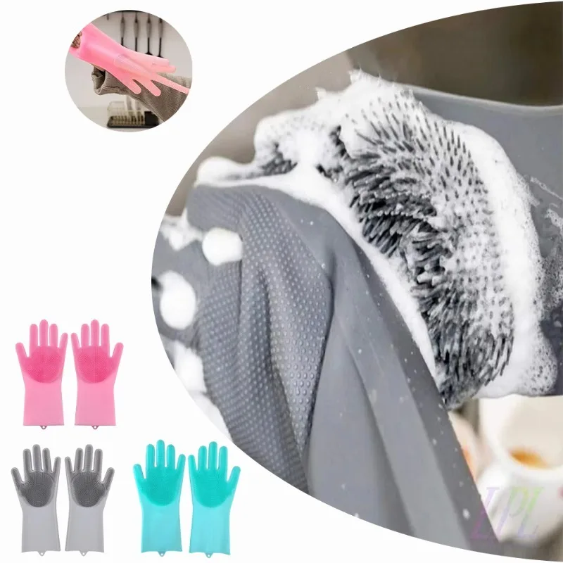 Dish Glove Rubber - Gants de vaisselle en Silicone, 1