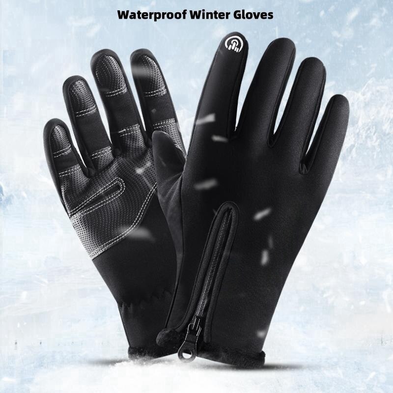 Leather Driving Glove - Gants chauds coordonnants pour hommes et