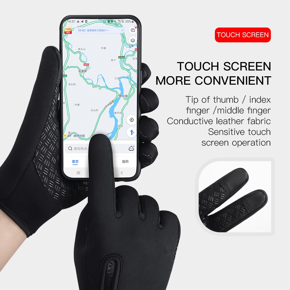 Gants de cyclisme coupe-vent c - Ski Glove Waterproof avis et prix