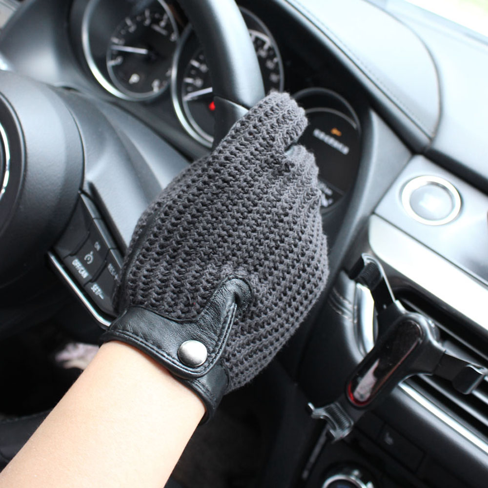 Gants de conduite pour hommes  - Leather Driving Glove avis et prix