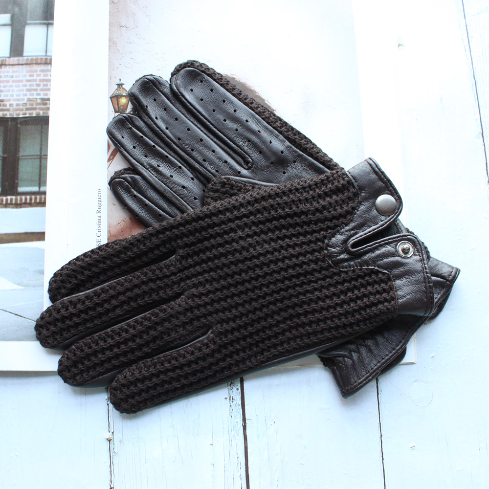 Gants de conduite pour hommes  - Leather Driving Glove avis et prix