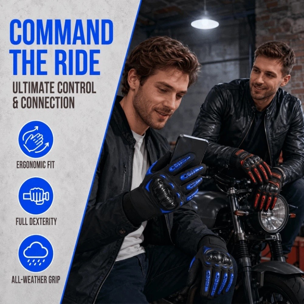 Gants de moto résistants à l'u - Motorcycle Glove Knuckle avis et prix